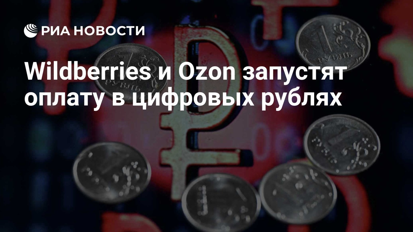 Ozon将开通数字卢布支付（来源：俄新社报道配图）